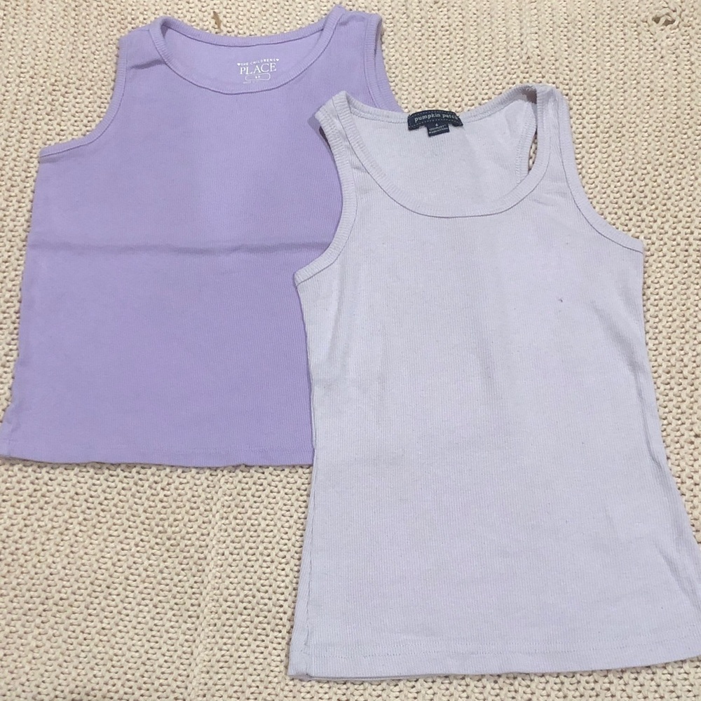 Purple Kids Tank Tops 5T/6 kt1